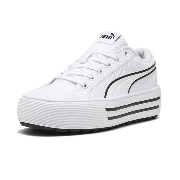 PUMA Shoes - PUMA Kaia 2.0 CV Platform Women’s White Sneakers Casual Shoes Size 10